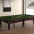 Modern billiard table 3d model