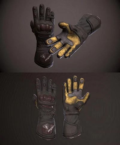 Military Gloves Cut-resistant Gloves 3d model