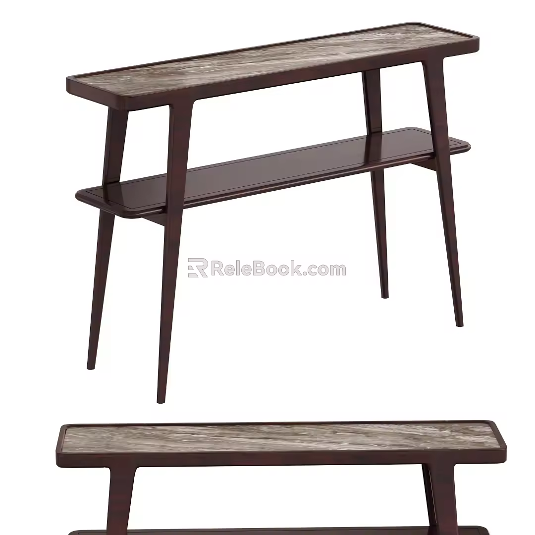 End View Desk 3d model