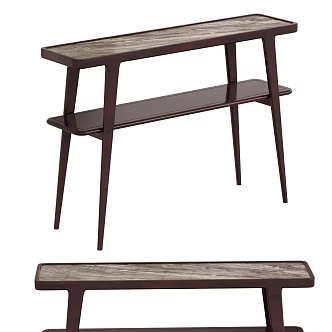 End View Desk 3d model