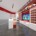 Modern Toy Store Nintendo Mario Game Entertainment Toy Store 3d model