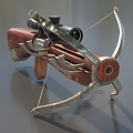 Crossbow Cartoon Crossbow Crossbow Crossbow Crossbow Crossbow Crossbow Mechanical Crossbow Low Face Number Low Model Simple Model Game Sub-era Film and Television Level Super Realistic 3d model