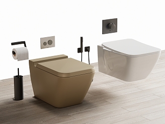 Smart toilet 3d model