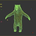 Modern Bear Big Bear Little Bear Black Bear 3d model