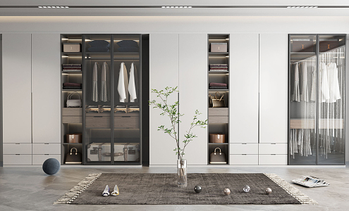 Modern wardrobe 3d model