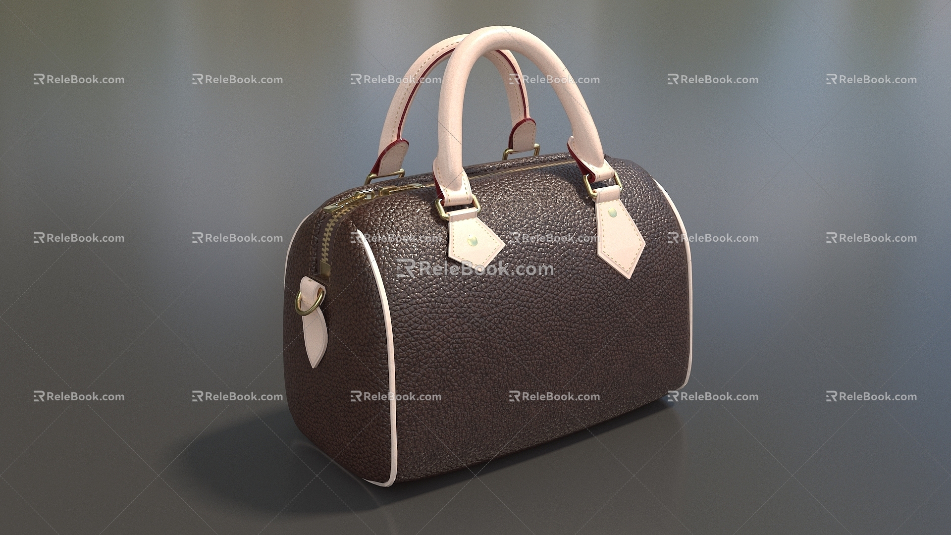 Women's Bag Women's Bag Kun Bag Leather Bag Handbag Fashion Bag Lv Bag Luxury Bag Low Face Low Number of Mold Simple Game Video Level Super Realistic 3d model