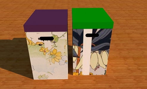 Children's Toy Storage Box 3d model