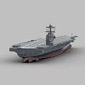 USS Enterprise CVN-80 aircraft carrier Ford-class aircraft carrier warship military vessel warship 3d model