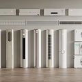 Modern Air Conditioning Vertical Air Conditioning Hanging Air Conditioning Air Conditioning Air Outlet Air Conditioning External Unit 3d model