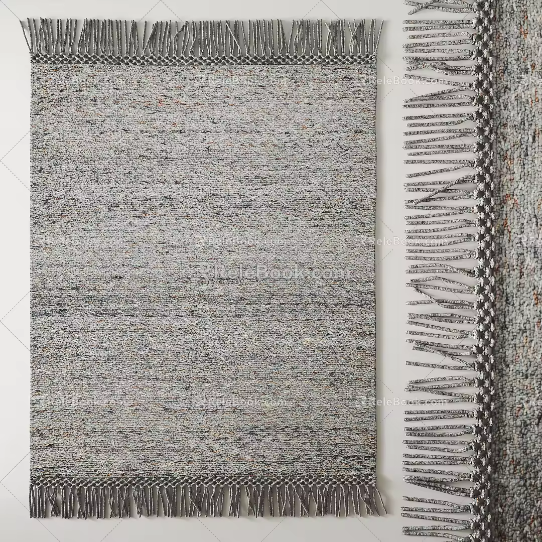 Modern Square Carpet 3d model