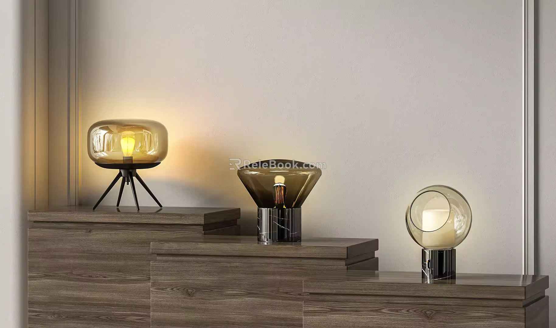 Modern Table Lamp Simple Table Lamp 3d model