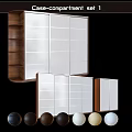 Modern Wooden Frame Dresser With White Panel And Multiple Drawers For Bedroom Storage
