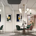 Elegant Beauty Hair Salon Interior With Luxury Decor Stylish Mirrors And Modern Lighting