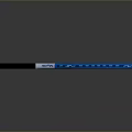 Blue Tennis Racket With Black Handle Lightweight Design For Daily Sports Use
