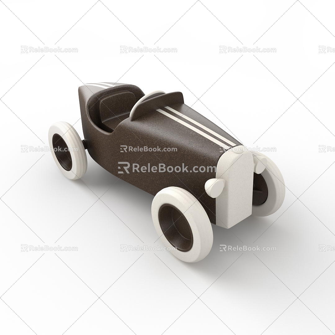 Modern toy car 3d model