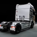 DAF Transportes VILLE Truck Sleek Modern Design On Road In Motion