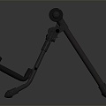 Modern stand violin ukulele stand violin stand violin stand 3d model