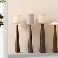 Quiet Ancient Floor Lamp Chandelier 3d model