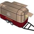 Janssen Broodjes Red And Gold Food Truck With Awning Lights Website And Social Media