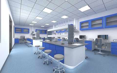 Modern Laboratory 3d model