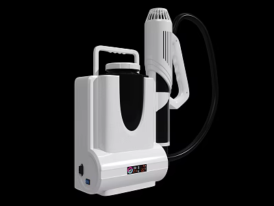 Handheld Medical Device With Digital Display And Modern Design For Clinical Use 3d model