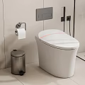 Smart toilet 3d model