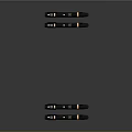 Black Military Missiles Arranged in Groups on Dark Reflective Background