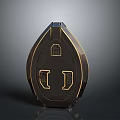 Medieval Shield Ancient Shield Defensive Weapon Ancient Shield Iron Shield Protective Shield Wooden Shield 3d model