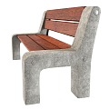 Park Chair Community Chair Square Chair Leisure Chair Bench Outdoor Chair Park Chair Community Chair Square Chair Leisure Chair Length 3d model