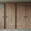 Different Types of Wooden Doors Including Sliding Doors for Home Interior Spaces