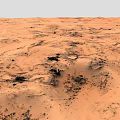 Modern Mars Terrain Dune Desert Rock Sandy Mountain Desert 3d model