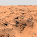 Modern Mars Terrain Dune Desert Rock Sandy Mountain Desert 3d model