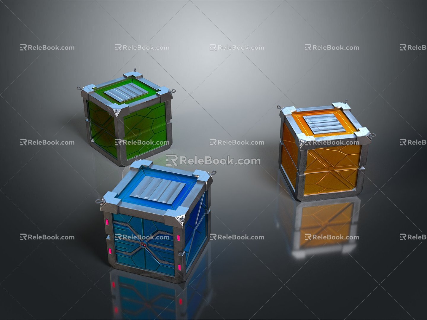 Science Fiction Box Science Fiction Box Military Box Password Box Military Supplies Science Fiction Supplies Science Fiction Password Box 3d model