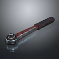 Auto repair tool inner hexagonal crank pneumatic sleeve impact sleeve pneumatic socket hexagonal wrench socket 3d model