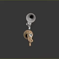 Silver and Brass Trumpets Showcased with Reflections on Dark Background