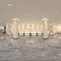 Luxury Jewelry Store Interior Design With Elegant Display Cases Golden Counter And Soft Lighting