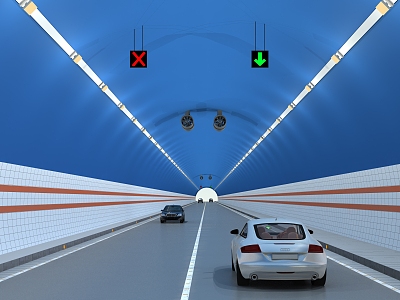 The Modern Tunnel 3d model