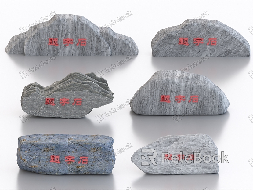 Landscape Stone Fake Stone Inscription Stone Engraving Stone Entrance Landscape Stone Landscape Stone model