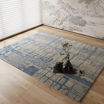 New Chinese Carpet 3d model