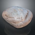 Natural Stone Material Piece With Rough Surface Natural Gray Color And Organic Texture