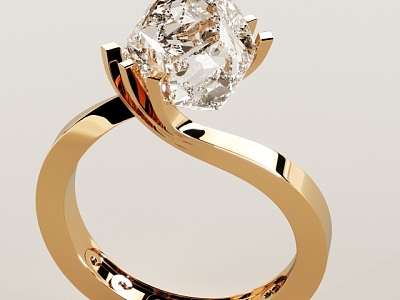 Diamond Ring 3d model