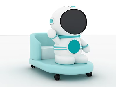 Modern Toy Alien Rocker 3d model Modern Toy Alien Rocker 3d model