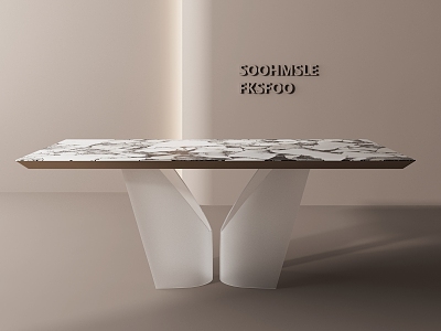 Modern dining table model