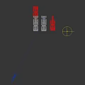 Three Black Plastic Connectors With Tubular Design For Mechanical Connection Use