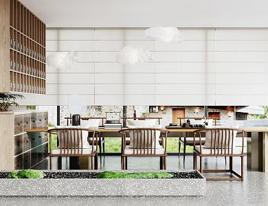 New Chinese Tea Room 3d model
