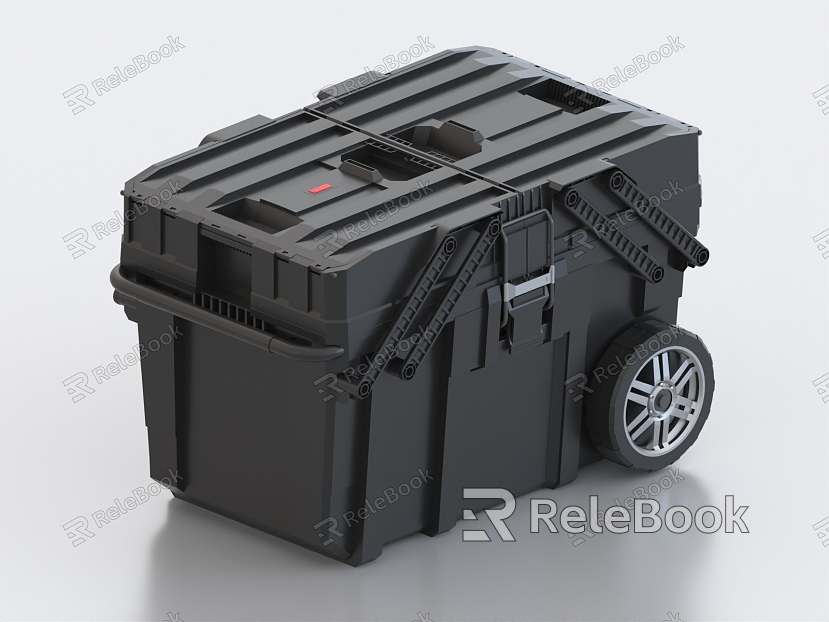 Password Box Toolbox Storage Box Aviation Box Weapon Box Tool Box Plastic Box Fishing Tackle Box model