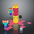 Toy Pixel Figure Toy Next Generation Item 3 Print 3d model