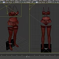 Lace Patterned Women's Underwear Set With High Stockings And Delicate Design