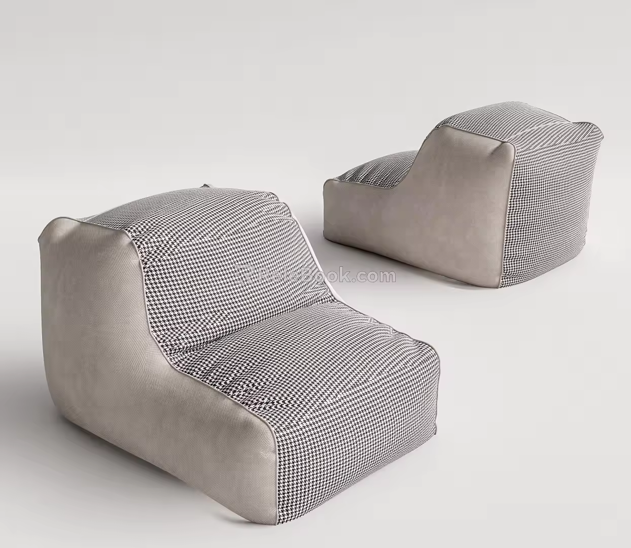 Modern Lazy Sofa 3d model
