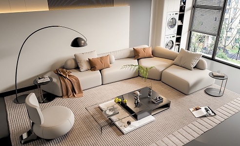 Sofa coffee table 3d model